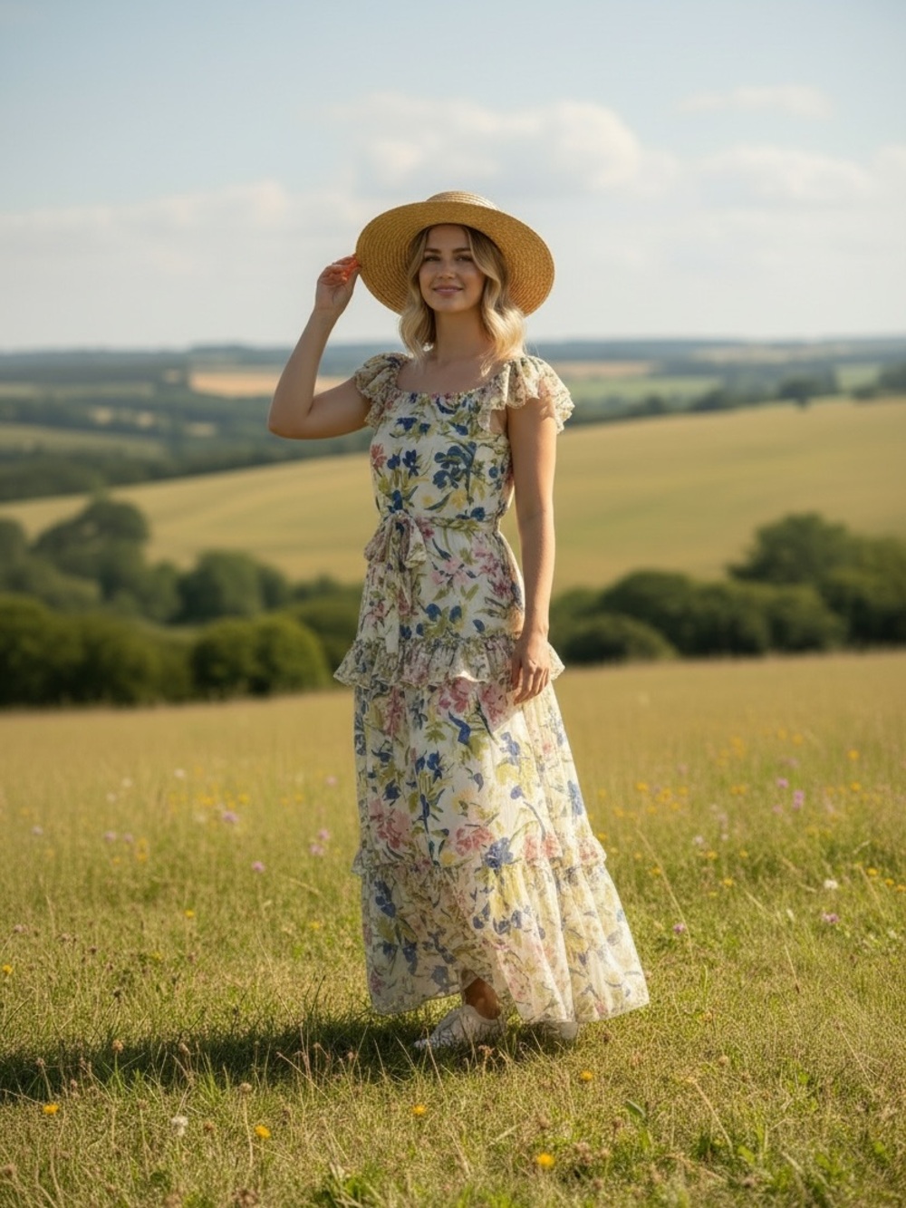 Ralph Lauren Multicolor Floral Dress-NWT